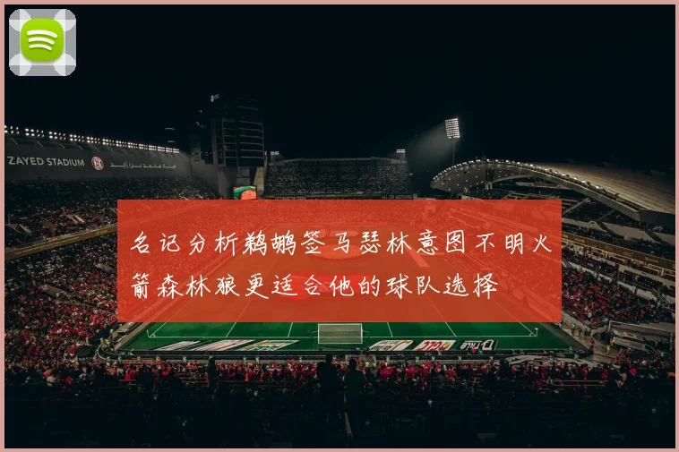 名记分析鹈鹕签马瑟林意图不明火箭森林狼更适合他的球队选择